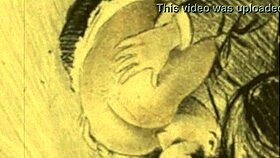 Vintage Erotic Illustration Brings Antique Anime Hentai Cartoon To Life