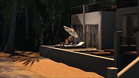 Anime hentai scene featuring Ali Lancrae and Damien Godard.