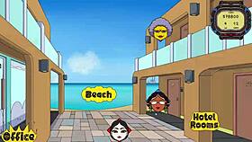 tourist gets trapped in a seductive blowjob adventure