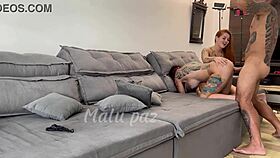 Zara Snake and Raul Zobra share a steamy bisexual blowjob adventure