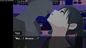 Nympho Village Part 3: Cumming on Girl's Thighs in Public with Big Tits and Monster Cock