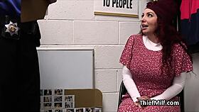 candy bar stealing MILF BUSTED AND FUCKED in the office on hidden cam