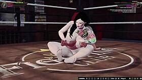 draka ii vs rockie ii naked wrestling with licking and fingering