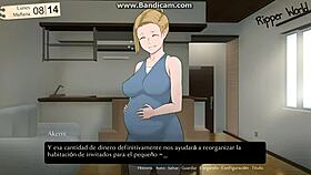 that old man dominates his pregnant daughter-in-law in hentai