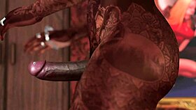 A gay encounter with a monster cock unfolds.