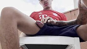 Brazilian amateurs invite you to join their gay monster cock pounding session in a casual hangout