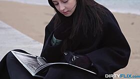 nerdy freshman rin white gets pounded doggystyle for cum facial