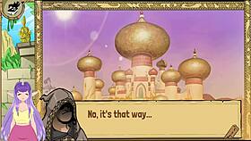 Princess jasmine gets intensely fucked in queen trainer