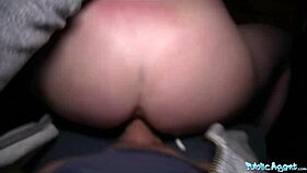 Public Agent catches innocent ginger girl for car bonnet banging.