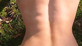 Perfect Body Girl Gets Anal Creampie Outdoor