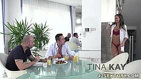 Tina Kay Enjoys Raw Double Penetration Anal