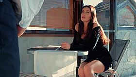 Damn, waiter bangs hot milf right in restaurant!