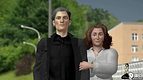 Mature big tits hentai babe meets freaky bbc for interracial 3d conquest