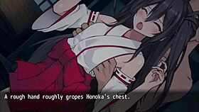 Hell Yeah! Battle Shrine Maiden Honoka Tied Up in Part 1!