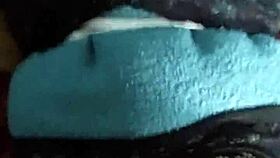 Debuting aunt's used lingerie for anal action!