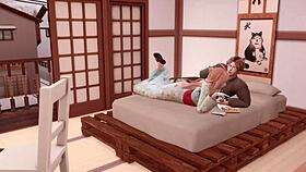 He teases me, so I tease him back in 3D.