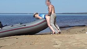 just a lady tourist chilling with the boatman