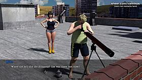 Cheating Wife Seduces Fat Boy Neighbor In Animated Game