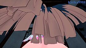 Nezuko and Daki have intense sex