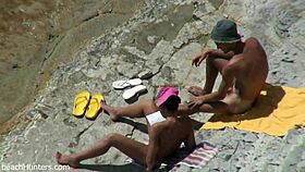 Beach Couple Feels Intense Passion During Wild Sex Session on Sand.