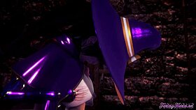 Genshin Impact Mona Gets Intense Boobjob And Fucking