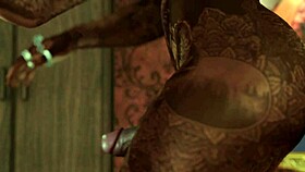 A gay encounter with a monster cock unfolds.