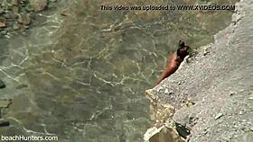 Beach Couple Feels Intense Passion During Wild Sex Session on Sand.