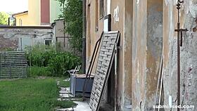 Eveline Dellai Binds Man For Handjob