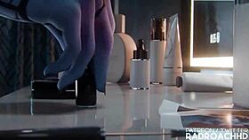 Hardcore Futanari Action with Monster Cock