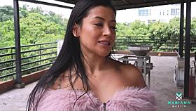 Worker with BBC Nails Me on Terrace While Husband’s Away - Mariana Martix