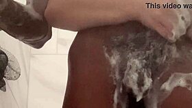 i share shower with stepbrother and almost get my tight asshole fucked