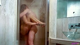 Gay Couple Enjoys Wet Shower Sex with Blowjob and Fucking Featuring Monster Cock