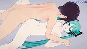 Hatsune miku intense sex - project sekai vocaloid hentai