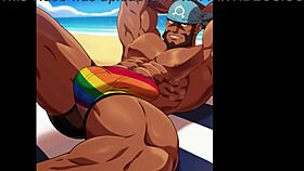 Team Aqua Guys Get Wild in Gay Porn!