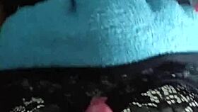 Debuting aunt's used lingerie for anal action!