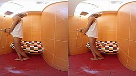 Karol Lilien Craves Cock in Shower and Room Doggystyle.