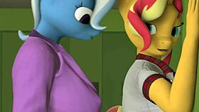 mlp trixie compilation part 2 with wild 3d cartoon scenes in action