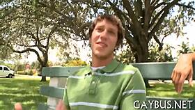 two gay studs have sex