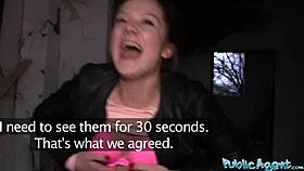 Public Agent catches innocent ginger girl for car bonnet banging.