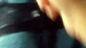 Debuting aunt's used lingerie for anal action!