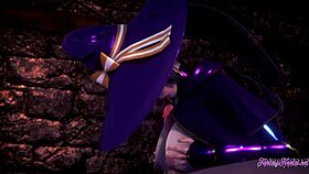 Genshin Impact Mona Gets Intense Boobjob And Fucking