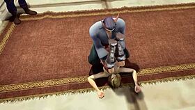 curvy big tits 3d anime hentai in warcraft throne room parody with assfucking