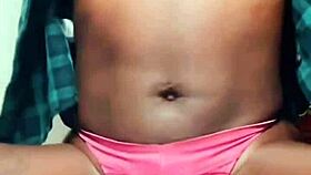 Ebony Model Dances, Then Facesits in Interracial 69, Bouncing Ass While Licking Wet Pussy.