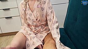 Stepsister Asks For Bedtime Fuck While Husband Works