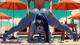 First Time Taking Two Dicks in This Wild Game Play?