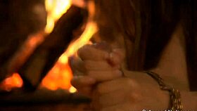 This sensual Indian girl teases with striptease before giving a blowjob 😘