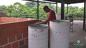 Worker with BBC Nails Me on Terrace While Husband’s Away - Mariana Martix