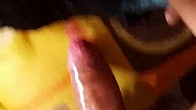 Debuting aunt's used lingerie for anal action!