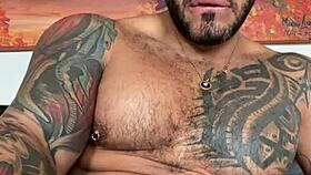 My Big Black Cock Is Horny And Dominates You, Pornstar Gay Latino Big Muscle Man Viktor Rom