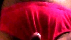 Double masturbating in neighbors' panties! 😏